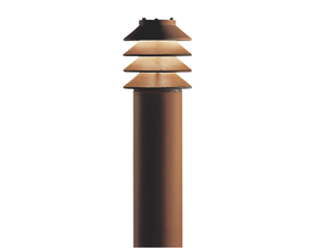 BYSTED - LED Corten™ bollard light _ Louis Poulsen